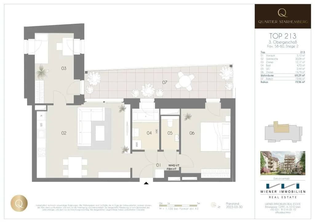 3-Zimmer-Wohnung kaufen in Wien – 69,4 m², € 875.000 – Bild 22 von 25