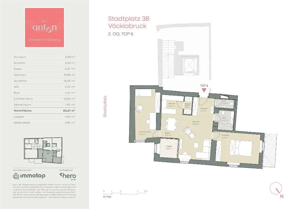 3-Zimmer-Wohnung kaufen in Vöcklabruck – 80,71 m², € 469.200 – Bild 9 von 9