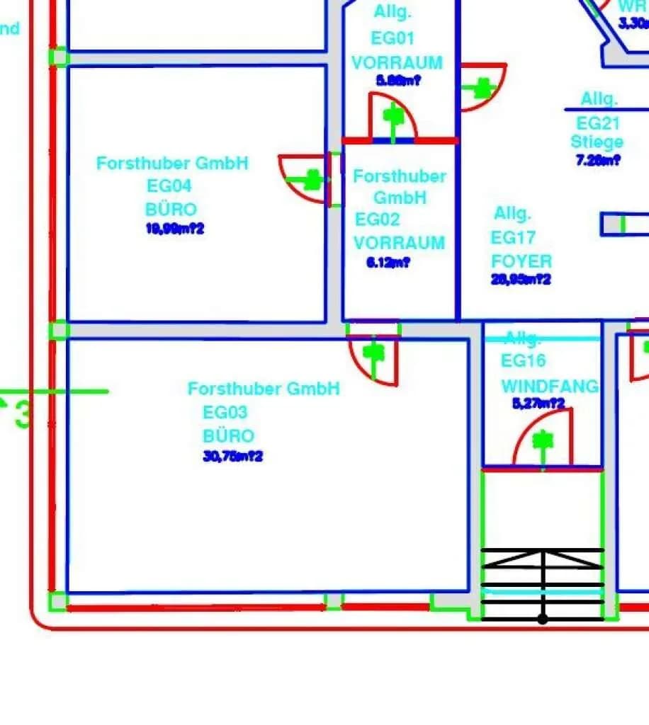 2-Zimmer-Gewerbeimmobilie mieten in Linz – 57 m², € 580 – Bild 2 von 2