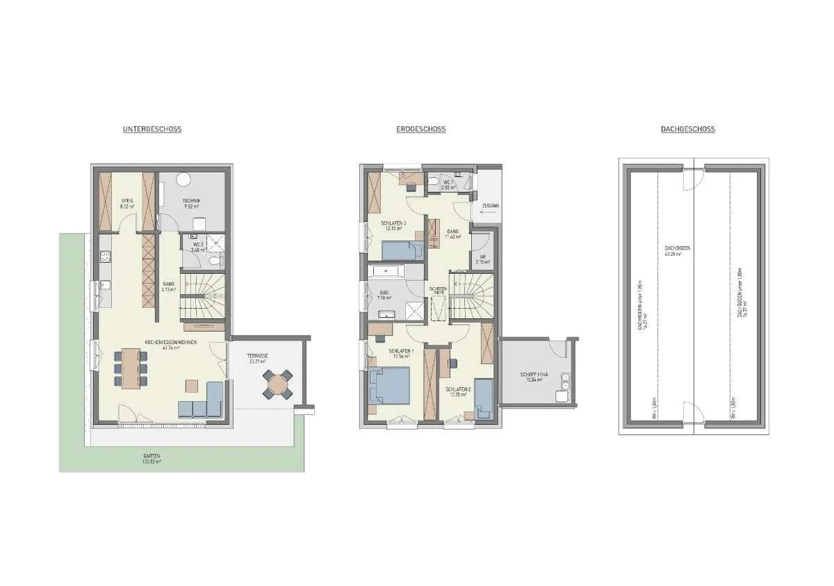 4-Zimmer-Haus kaufen in Feldkirch – 122,76 m², € 914.500 – Bild 6 von 6