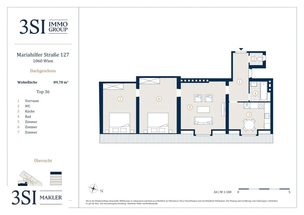 3-Zimmer-Wohnung kaufen in Wien – 89,78 m², € 515.000 – Bild 12 von 12