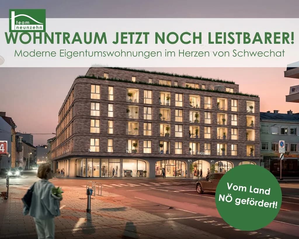 2-Zimmer-Wohnung kaufen in Bruck an der Leitha – 41,47 m², € 206.500