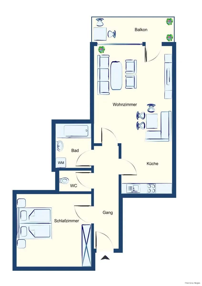 2-Zimmer-Wohnung kaufen in Dornbirn – 53,37 m², € 230.000 – Bild 12 von 13
