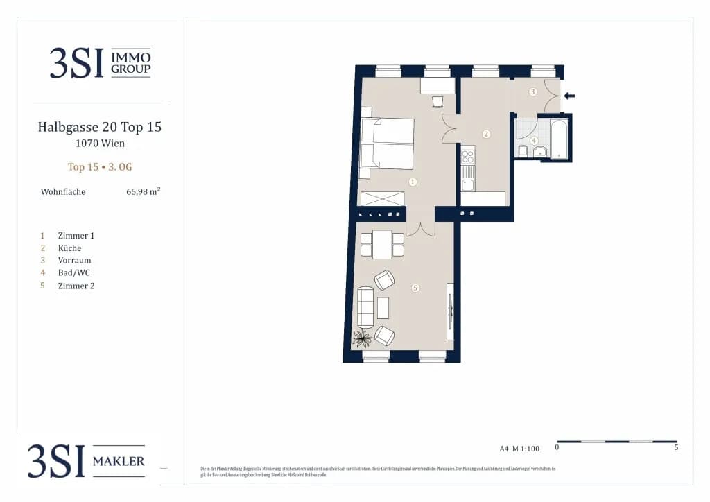 2-Zimmer-Wohnung kaufen in Wien – 65 m², € 459.000 – Bild 9 von 13