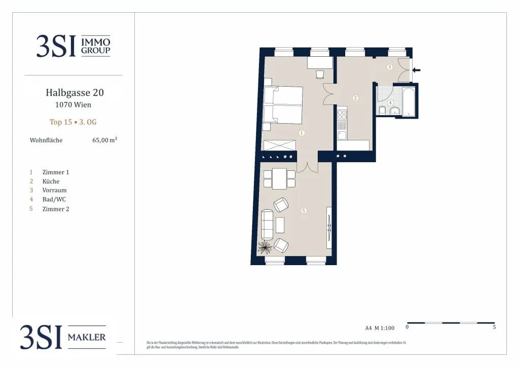 2-Zimmer-Wohnung kaufen in Wien – 65 m², € 459.000 – Bild 13 von 13