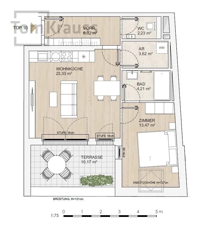 2-Zimmer-Wohnung kaufen in Wien – 53,18 m², € 611.800 – Bild 13 von 16