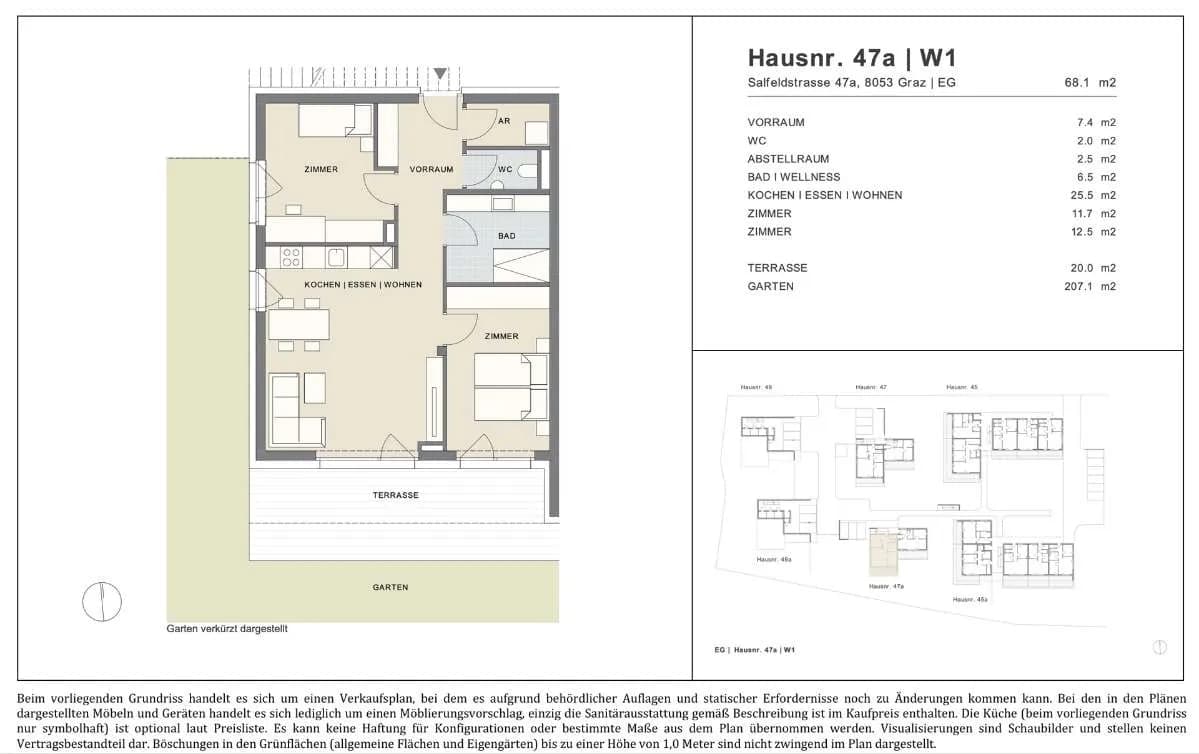 3-Zimmer-Wohnung kaufen in Graz – 68,3 m², € 379.000 – Bild 11 von 11