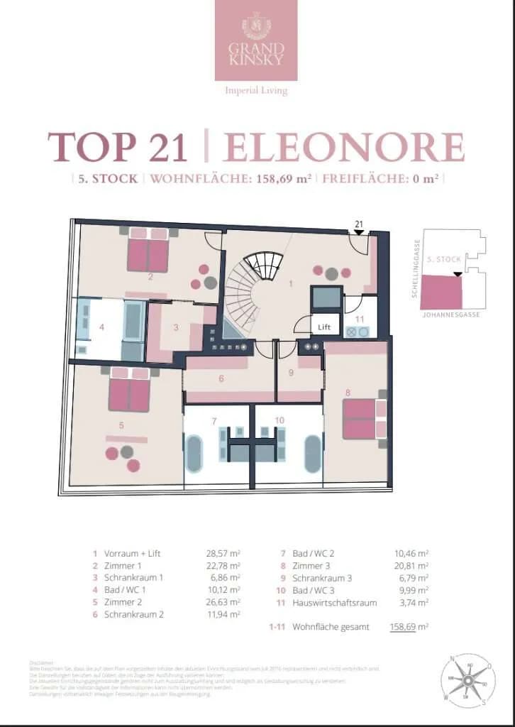 5-Zimmer-Wohnung mieten in Wien – 328,52 m², € 16.393 – Bild 40 von 44