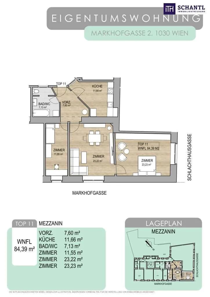 3-Zimmer-Wohnung kaufen in Wien – 84,39 m², € 375.000 – Bild 23 von 23