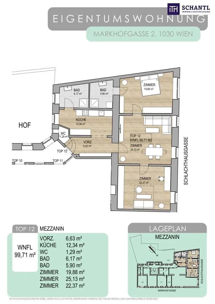 3-Zimmer-Wohnung kaufen in Wien – 100,96 m², € 549.000 – Bild 29 von 29