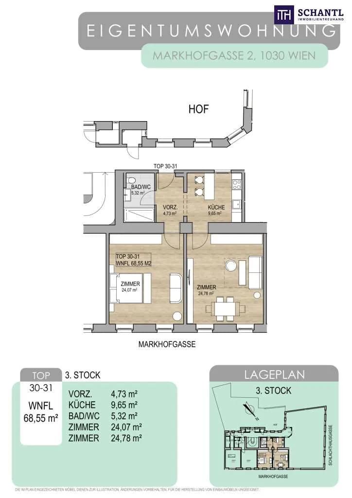 2-Zimmer-Wohnung kaufen in Wien – 68,55 m², € 399.000 – Bild 24 von 24