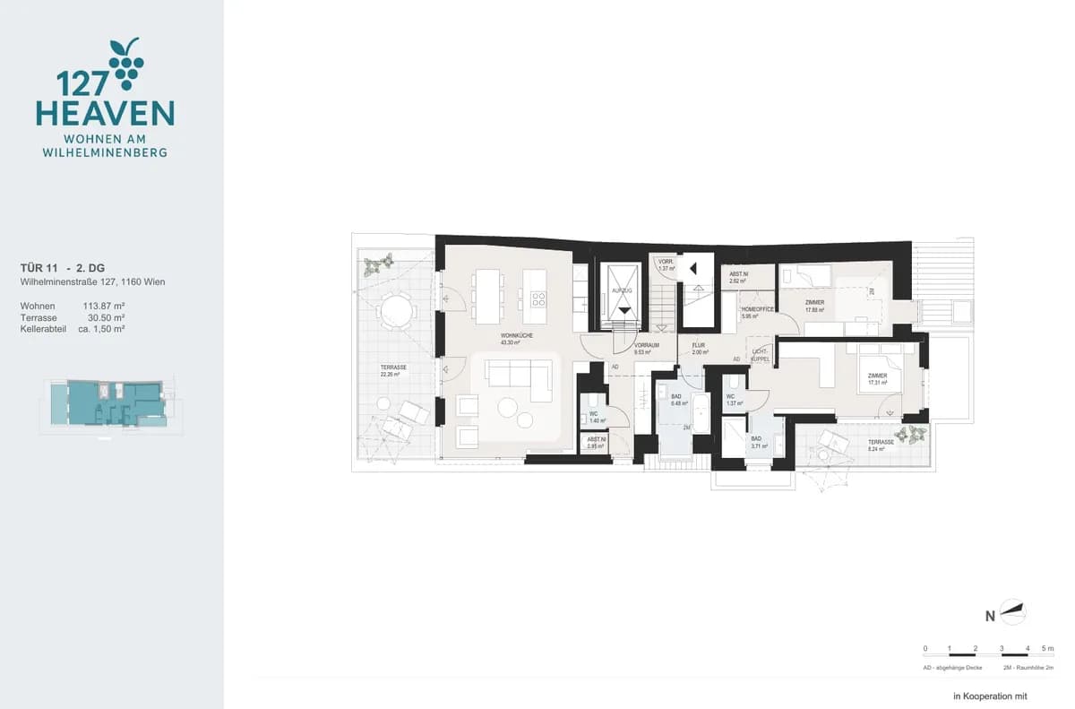 3-Zimmer-Wohnung kaufen in Wien – 113,6 m², € 1.150.000 – Bild 7 von 7