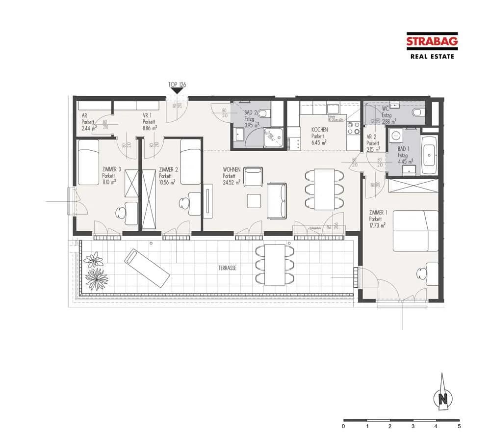 4-Zimmer-Wohnung kaufen in Wien – 95,09 m², € 699.000 – Bild 2 von 2