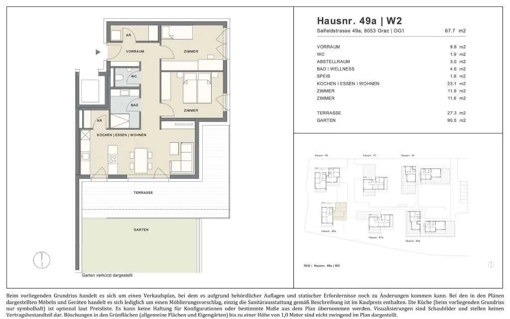 3-Zimmer-Wohnung kaufen in Graz – 68,3 m², € 409.000 – Bild 15 von 15