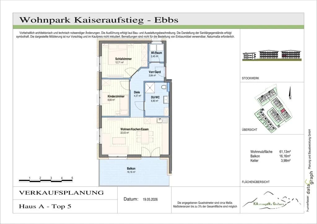 3-Zimmer-Wohnung kaufen in Kufstein – 61,13 m², € 420.000 – Bild 8 von 9