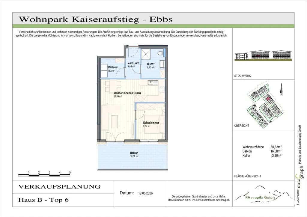 Wohnung kaufen in Kufstein – 50,63 m², € 355.000 – Bild 9 von 10