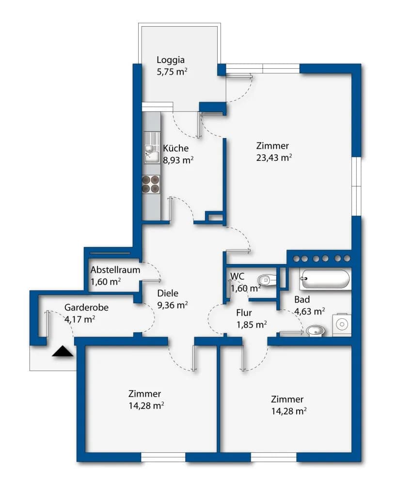 3-Zimmer-Wohnung kaufen in Schwaz – 89,89 m², € 295.000 – Bild 18 von 19