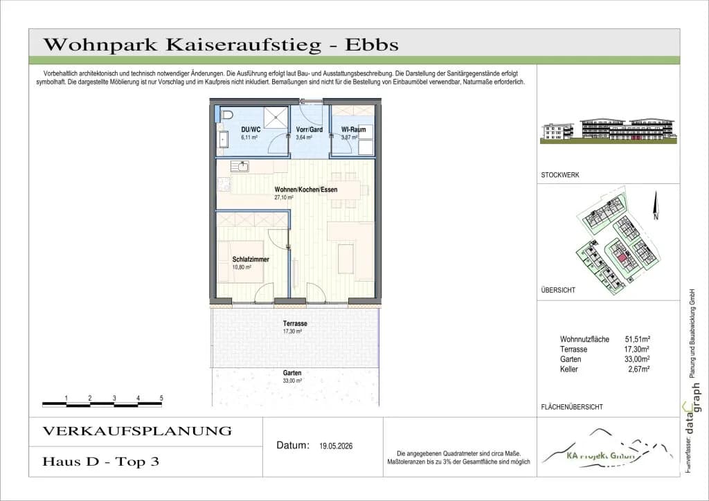 2-Zimmer-Wohnung kaufen in Kufstein – 51,51 m², € 345.000 – Bild 7 von 8