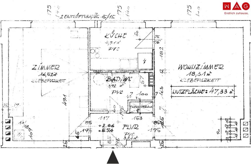 2-Zimmer-Wohnung mieten in Kirchdorf an der Krems – 47,33 m², € 481 – Bild 19 von 19