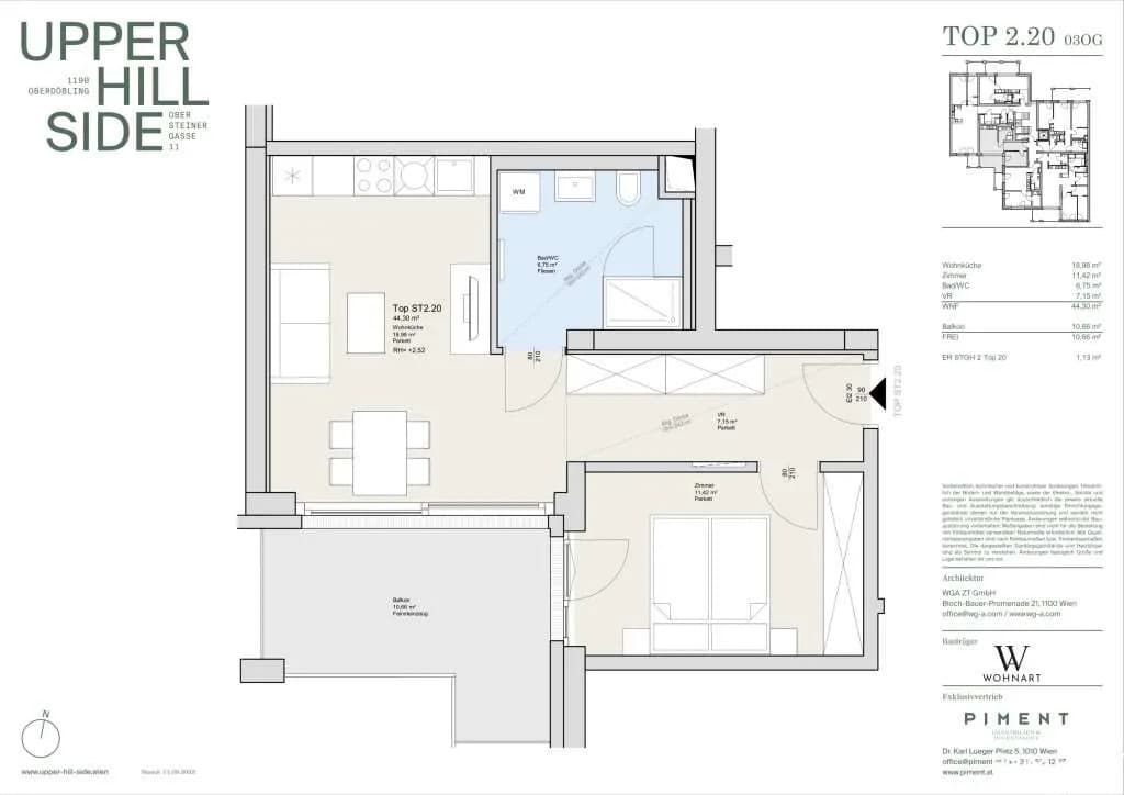 2-Zimmer-Wohnung kaufen in Wien – 44,3 m², € 470.000 – Bild 14 von 14