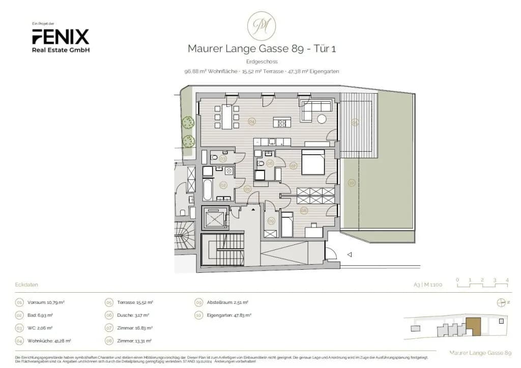 3-Zimmer-Wohnung kaufen in Wien – 96,88 m², € 805.000 – Bild 5 von 6
