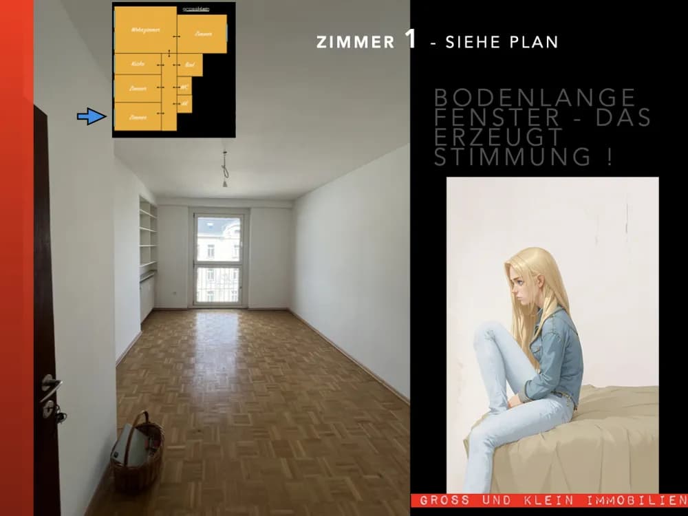 4-Zimmer-Wohnung mieten in Wien – 89 m², € 1.829 – Bild 7 von 25