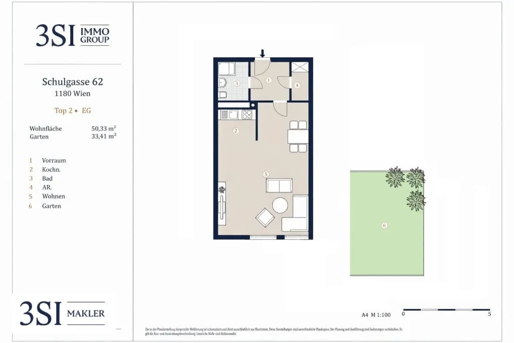 1-Zimmer-Wohnung kaufen in Wien – 50,33 m², € 259.000 – Bild 11 von 11