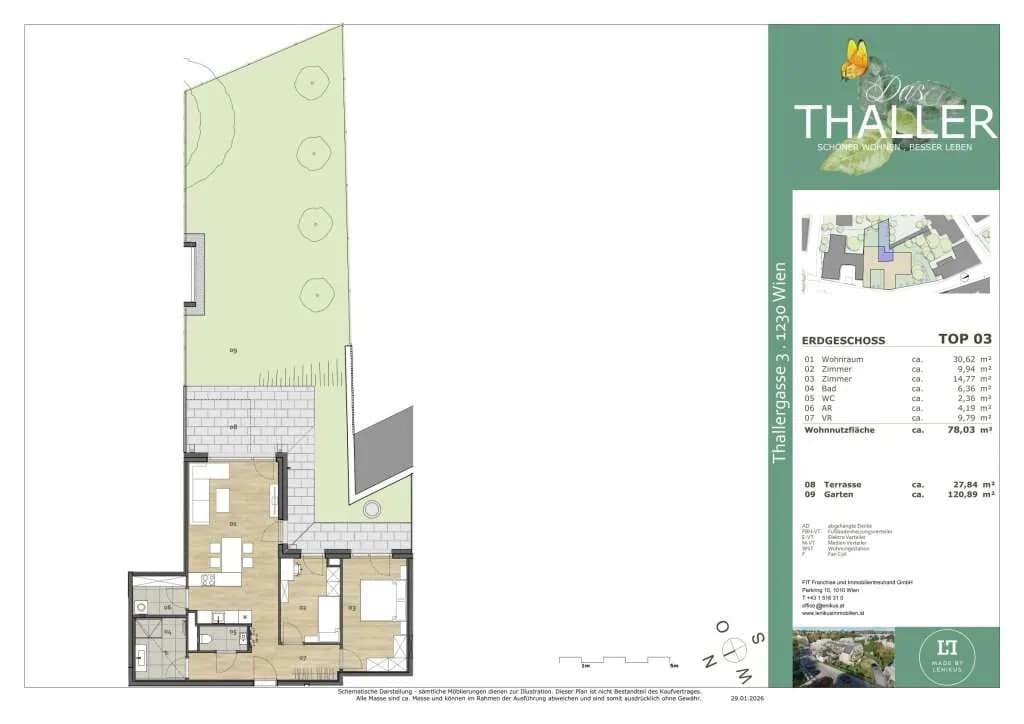 3-Zimmer-Wohnung kaufen in Wien – 78,03 m², € 635.100 – Bild 6 von 7