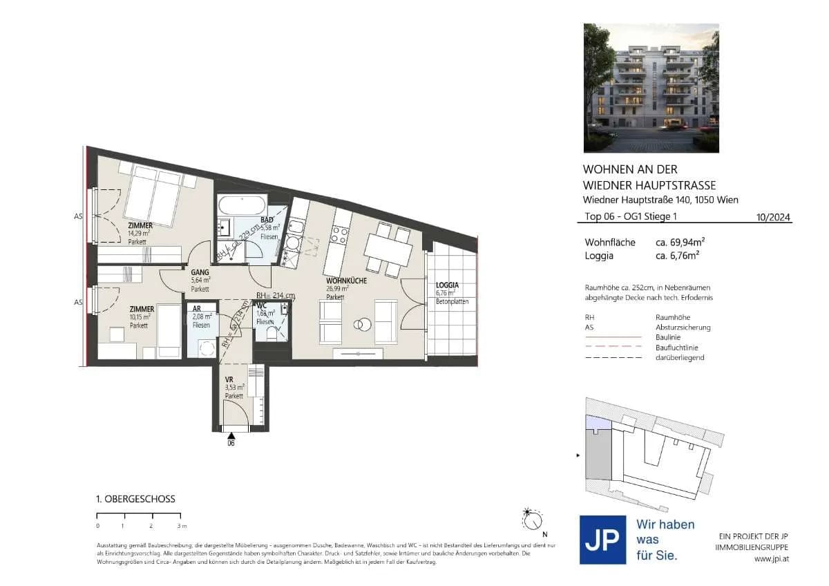 3-Zimmer-Wohnung kaufen in Wien – 69,94 m², € 502.000 – Bild 16 von 16