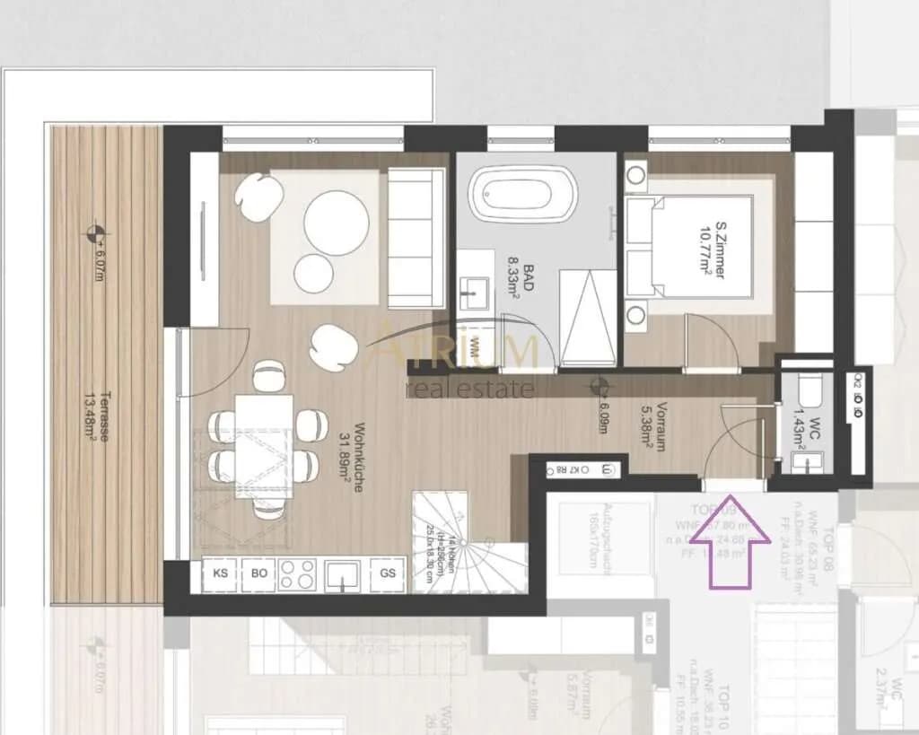3-Zimmer-Wohnung kaufen in Tulln – 82 m², € 398.900 – Bild 13 von 14