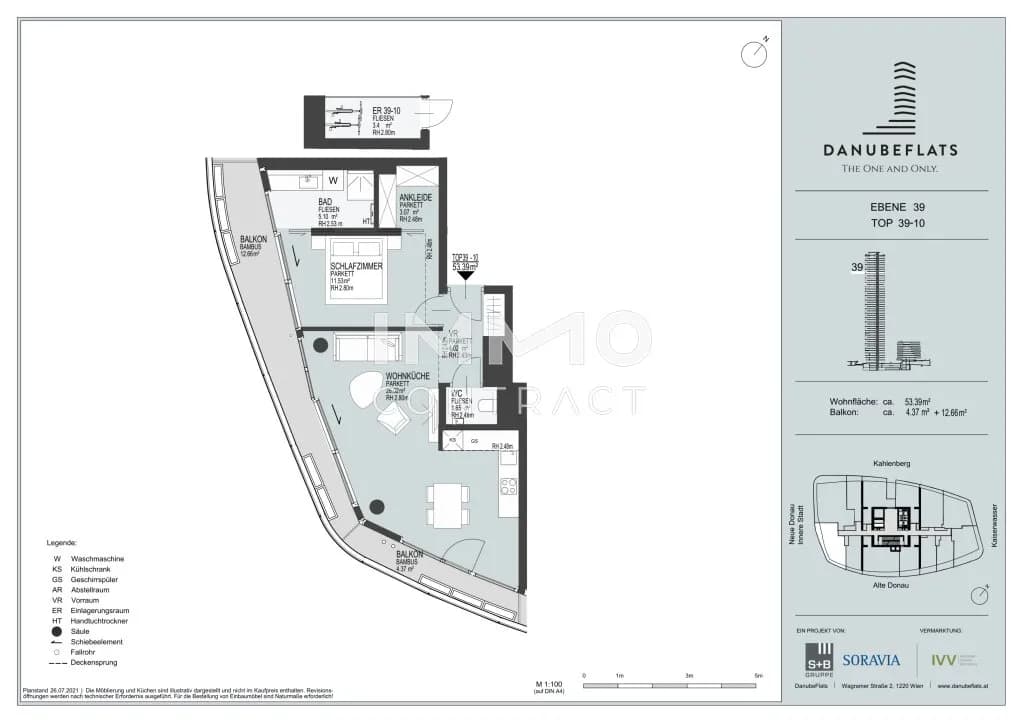 2-Zimmer-Wohnung kaufen in Wien – 53,39 m², € 969.900 – Bild 22 von 22