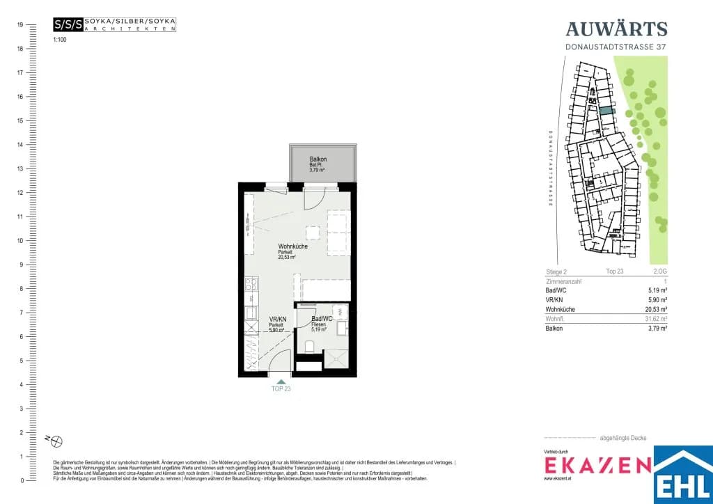 1-Zimmer-Wohnung mieten in Wien – 31,62 m², € 929 – Bild 20 von 20