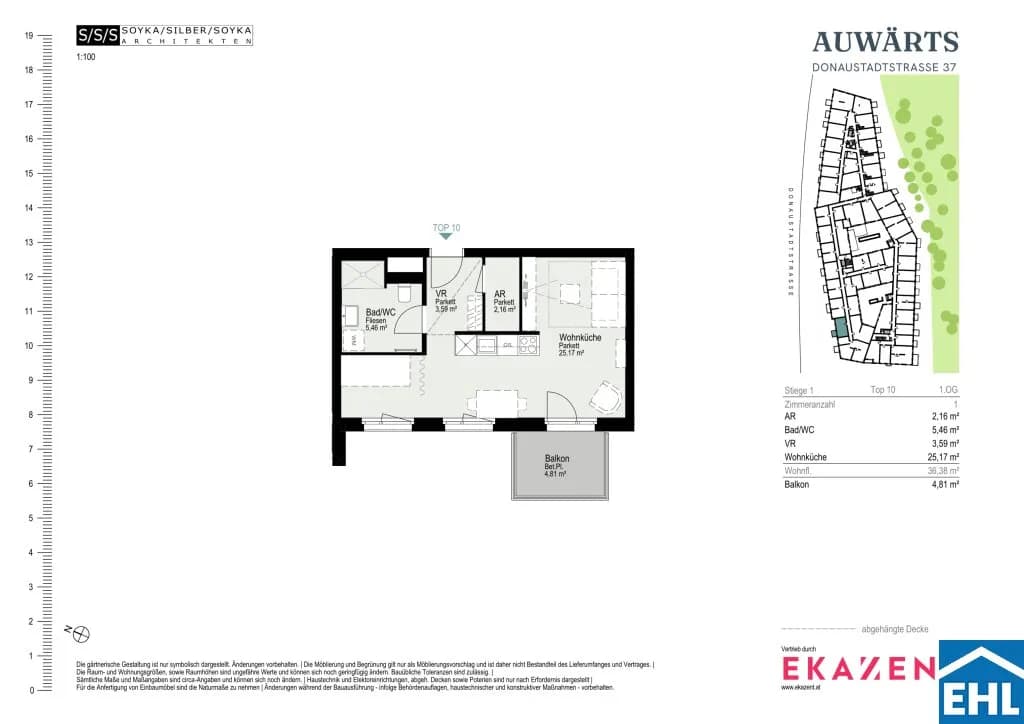 1-Zimmer-Wohnung mieten in Wien – 36,38 m², € 1.020 – Bild 20 von 20
