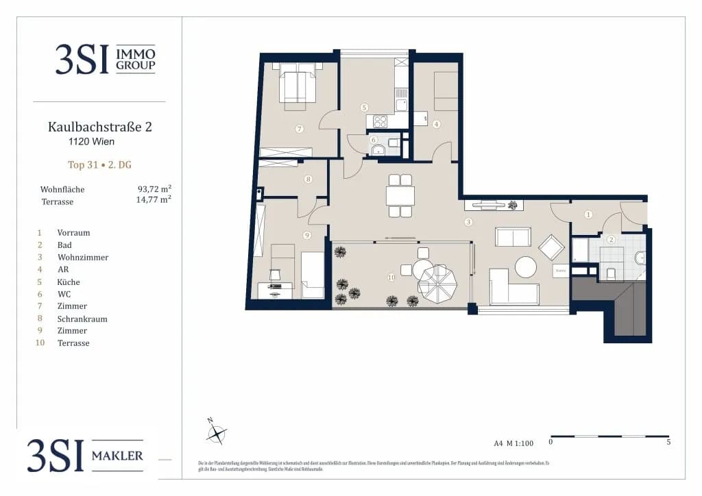 3-Zimmer-Wohnung kaufen in Wien – 93,72 m², € 547.000 – Bild 17 von 17
