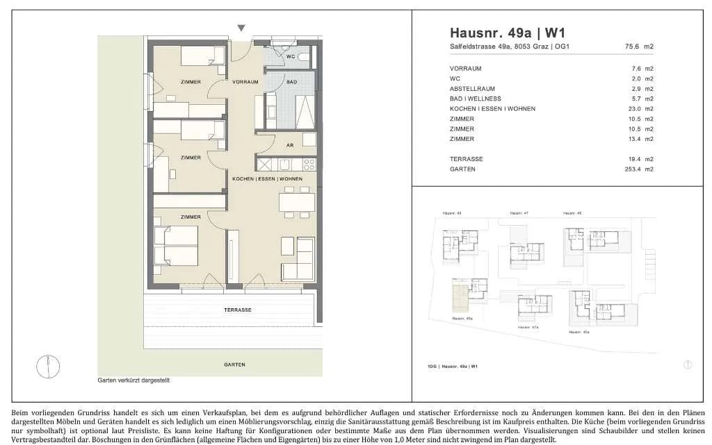4-Zimmer-Wohnung kaufen in Graz – 75,7 m², € 525.000 – Bild 13 von 13