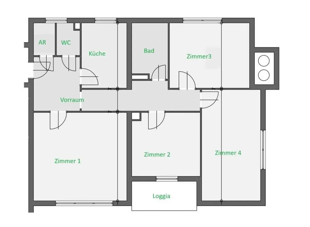 4-Zimmer-Wohnung kaufen in Leoben – 95 m², € 175.000 – Bild 17 von 17