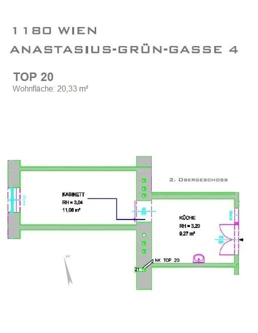 1-Zimmer-Wohnung kaufen in Wien – 20,33 m², € 79.000 – Bild 9 von 9