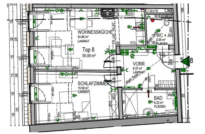 Wohnung mieten in Hollabrunn – 57,44 m², € 485 – Bild 10 von 10