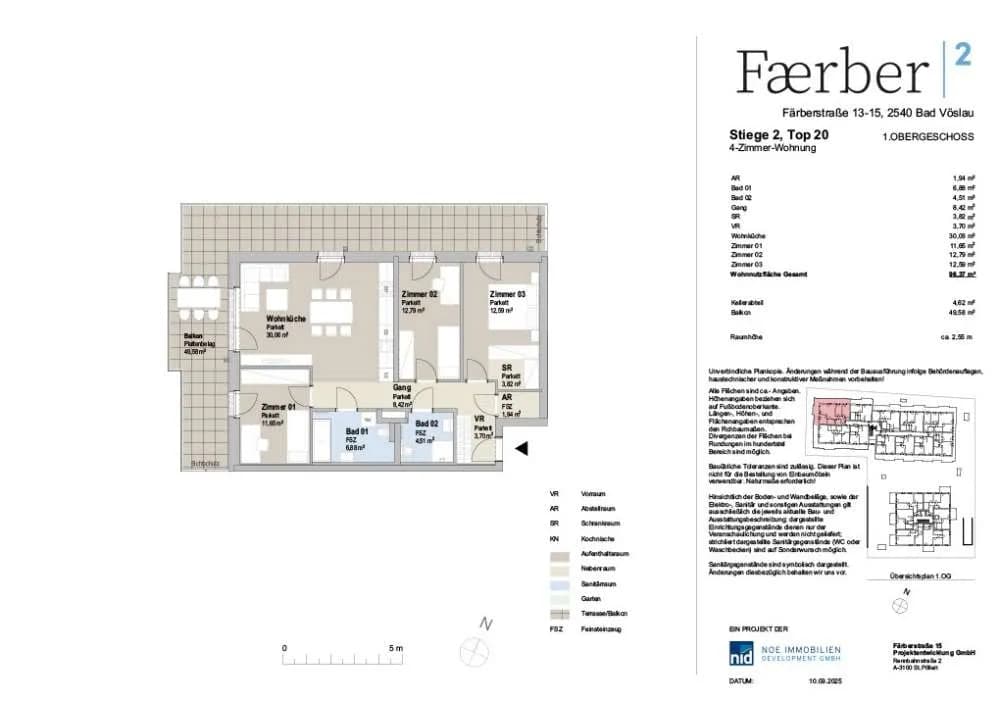4-Zimmer-Wohnung kaufen in Baden – 96,72 m², € 539.000 – Bild 21 von 21