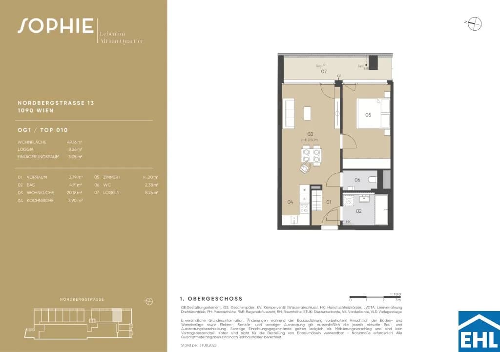 2-Zimmer-Wohnung kaufen in Wien – 49,16 m², € 419.300 – Bild 19 von 19