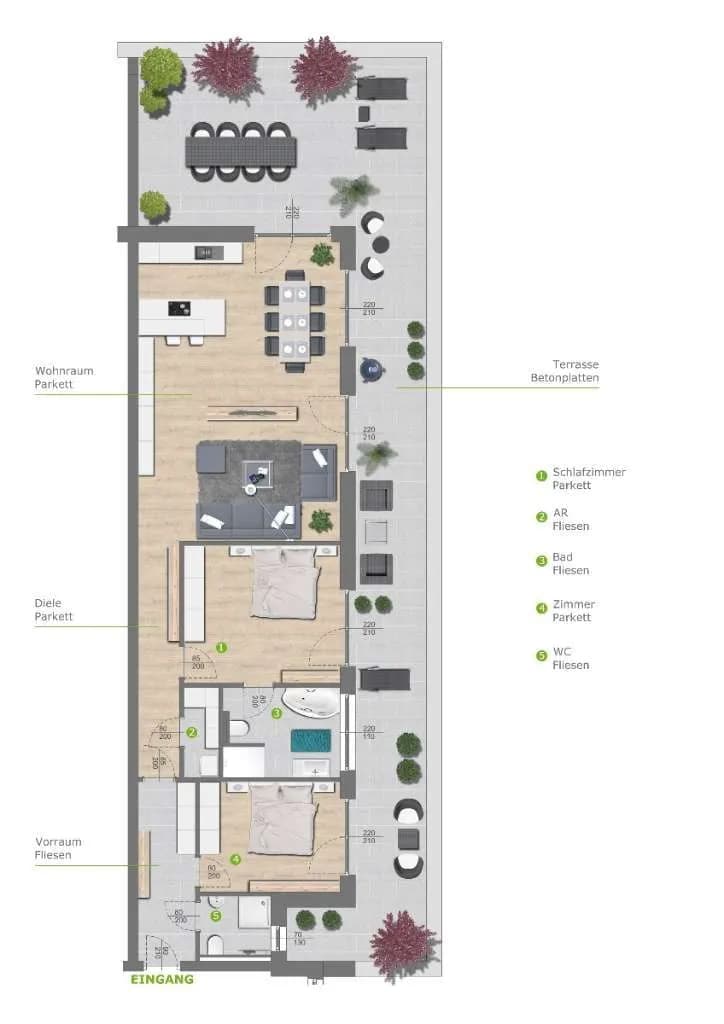 3-Zimmer-Wohnung kaufen in Villach – 114 m², € 639.950 – Bild 3 von 17