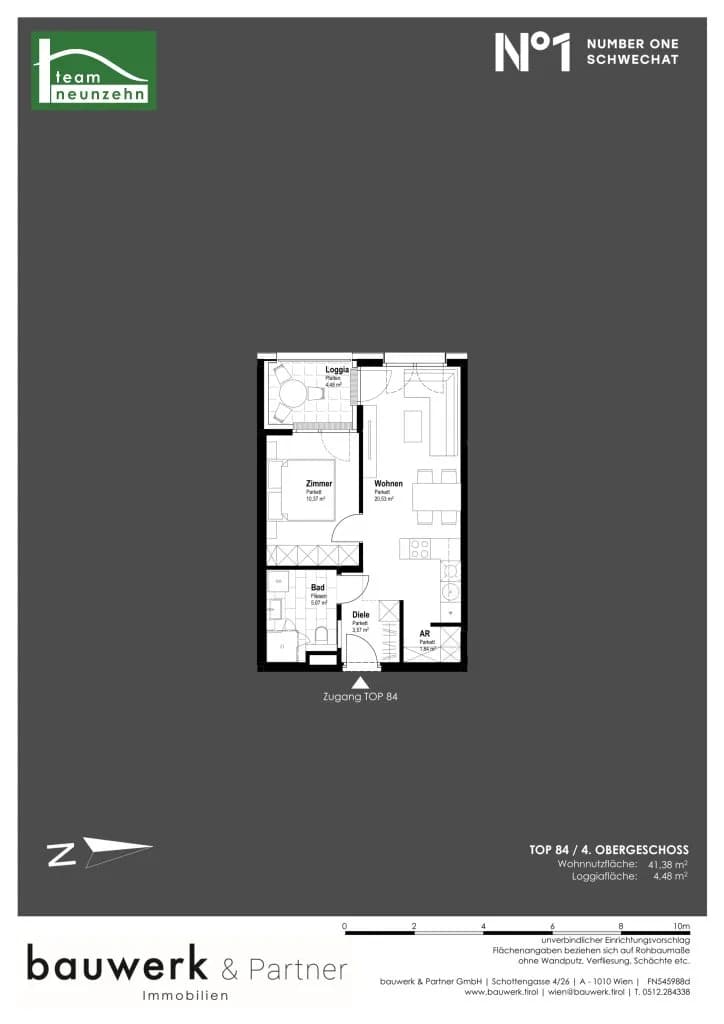 Immobilie kaufen in Bruck an der Leitha – 41,38 m², € 234.700 – Bild 14 von 14