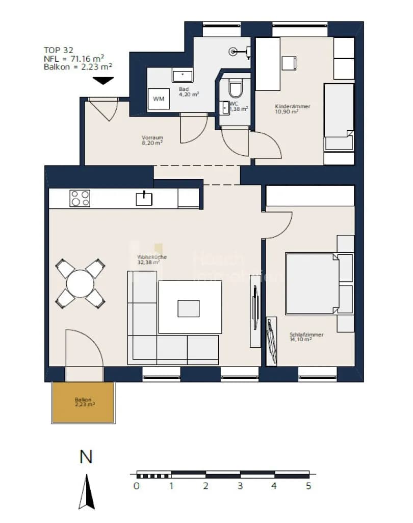 3-Zimmer-Wohnung kaufen in Wien – 71,16 m², € 399.000 – Bild 15 von 15