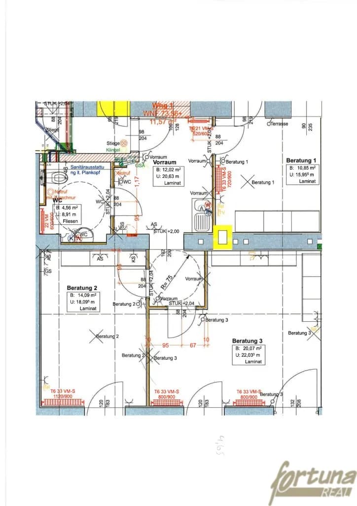 3-Zimmer-Gewerbeimmobilie mieten in Hollabrunn – 62 m², € 552 – Bild 8 von 8