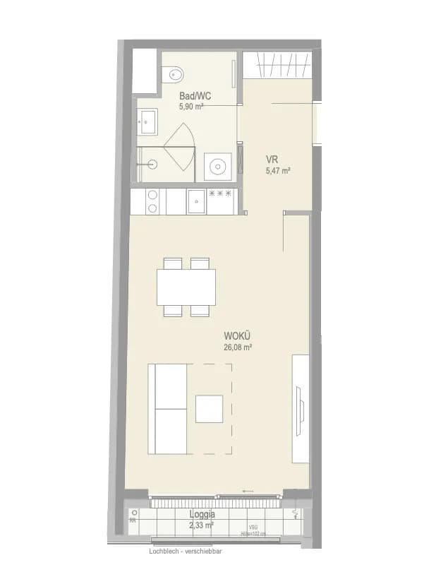1-Zimmer-Wohnung kaufen in Wien – 37,45 m², € 266.200 – Bild 11 von 11