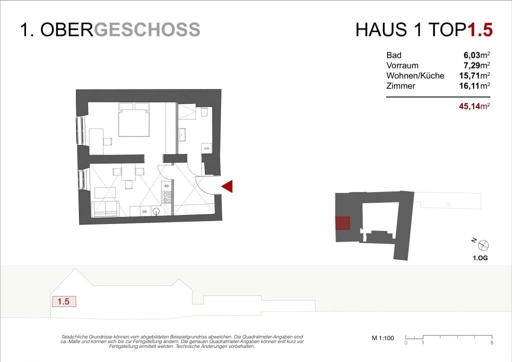 2-Zimmer-Wohnung kaufen in Südoststeiermark – 45,14 m², € 90.000 – Bild 8 von 8