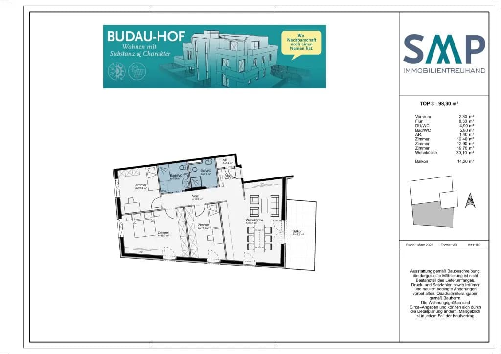 4-Zimmer-Wohnung kaufen in Wien – 98,3 m², € 690.000 – Bild 10 von 10