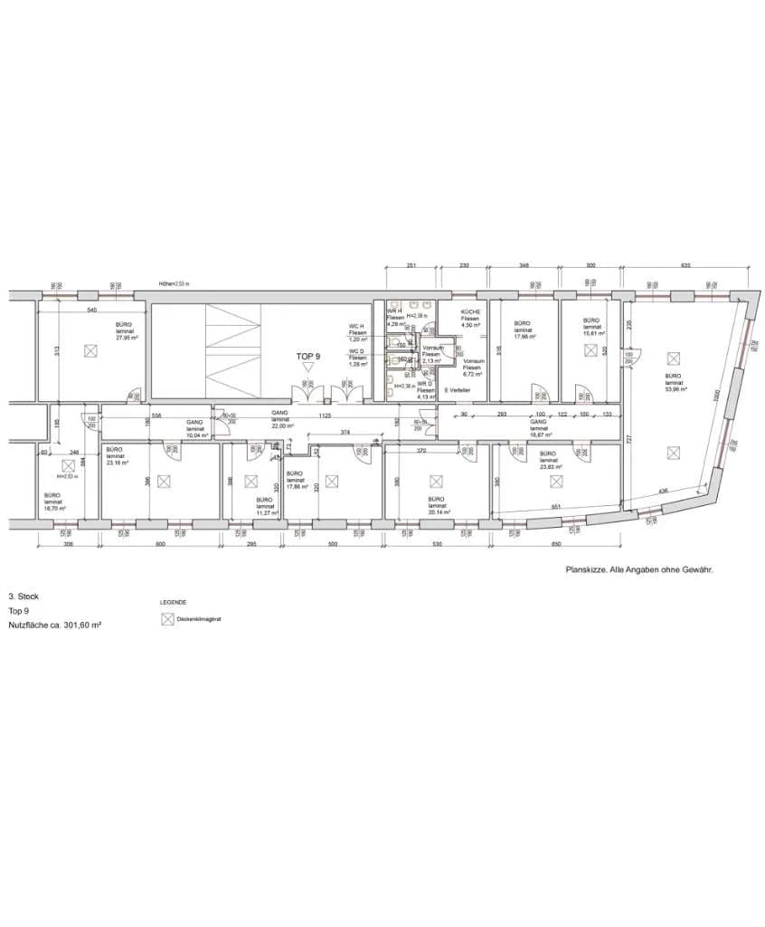 Gewerbeimmobilie mieten in Wien – 310 m², € 14 – Bild 10 von 10