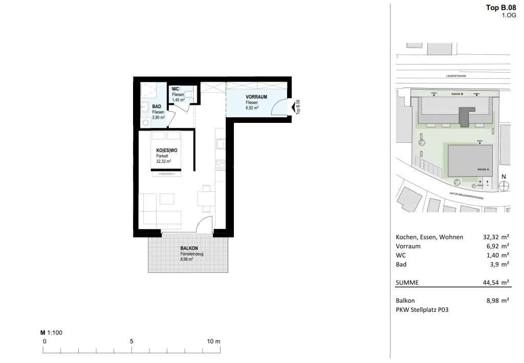 1-Zimmer-Wohnung kaufen in Vöcklabruck – 44,54 m², € 190.800 – Bild 13 von 17