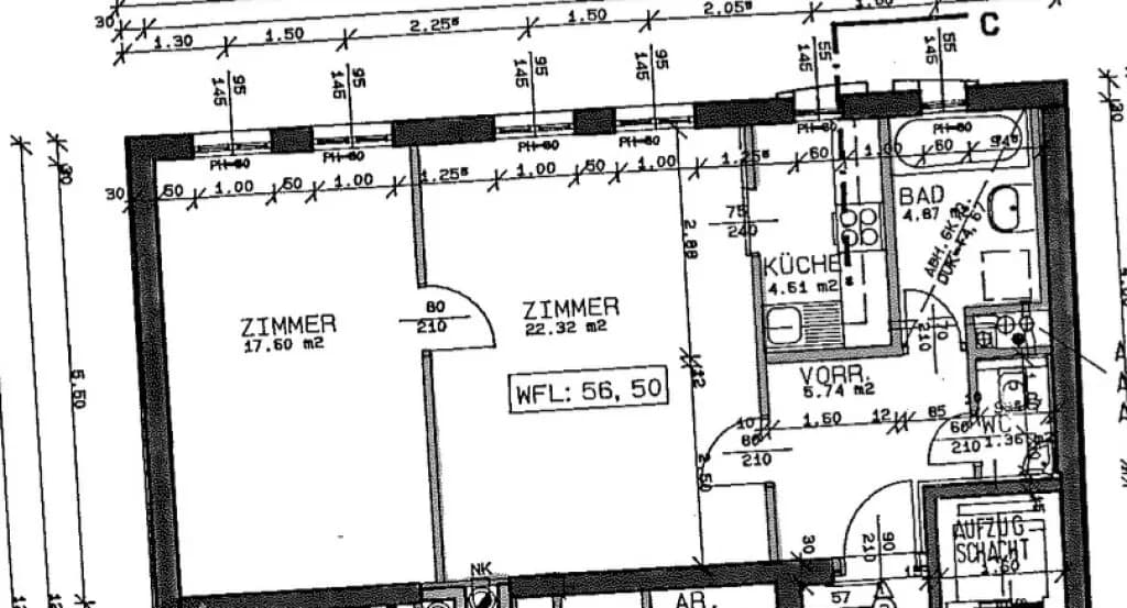 2-Zimmer-Wohnung kaufen in Wien – 56,45 m², € 299.000 – Bild 13 von 13